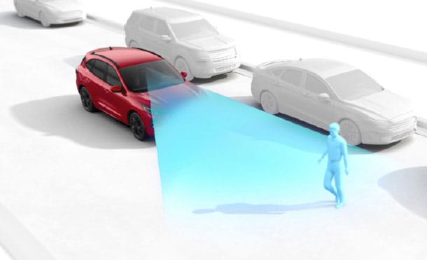 Descubre la Seguridad que brinda Pre-Collision Assist en SUV Ford Escape Híbrida 2023