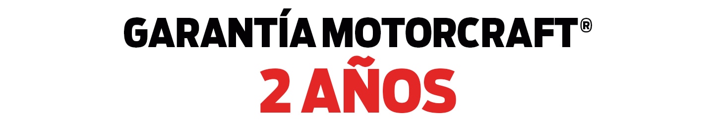 Conoce la garantía de 2 años en todas las piezas genuinas de motorcraft