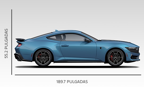 Conoce alto, ancho y largo de Ford Mustang Dark Horse 2025, disponible en Puerto Rico