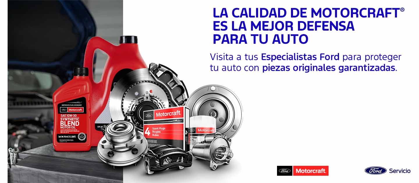 Piezas, respuestos, refacciones y componentes Motorcraft, para vehículos Ford en Centroamérica