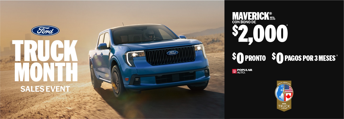 Guagua Ford Maverick: crédito, facilidad de pago y bono en Puerto Rico