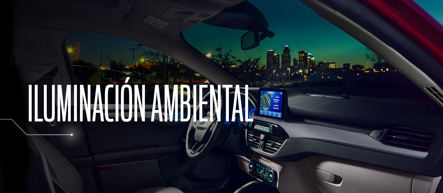 Conoce el Sistema Ford de Iluminación Ambiental y elige entre los siete colores disponibles