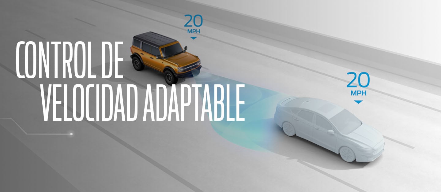 El Control de Velocidad Adaptable ACC Ford permite mantener velocidad y distancia preestablecidas