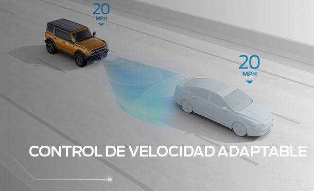 Conoce cómo funciona la Tecnología de Control de Velocidad Adaptable de tu Vehículo Ford