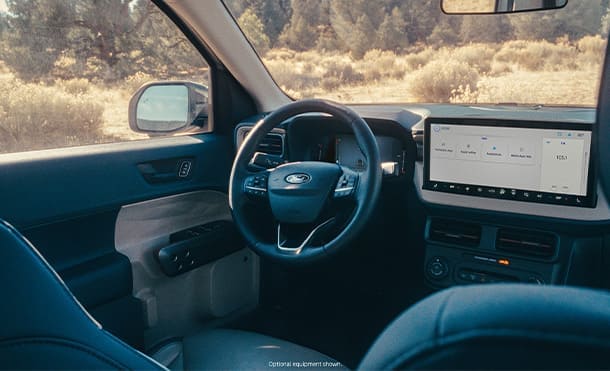 Ford Maverick equipa una pantalla de 8 pulgadas para vincular tu teléfono Android y Apple