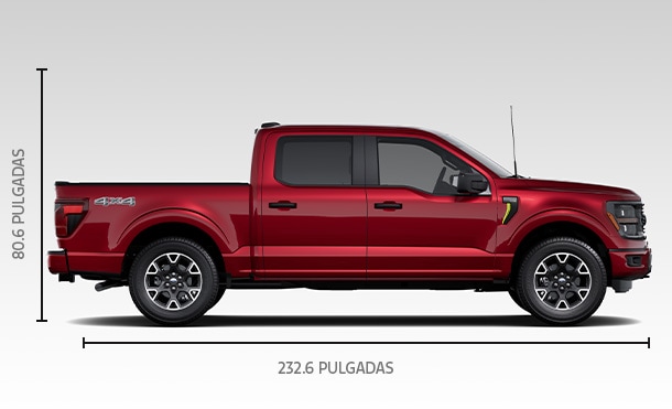 Ford F-150 es un vehículo de dimensiones y capacidades para el trabajo pesado