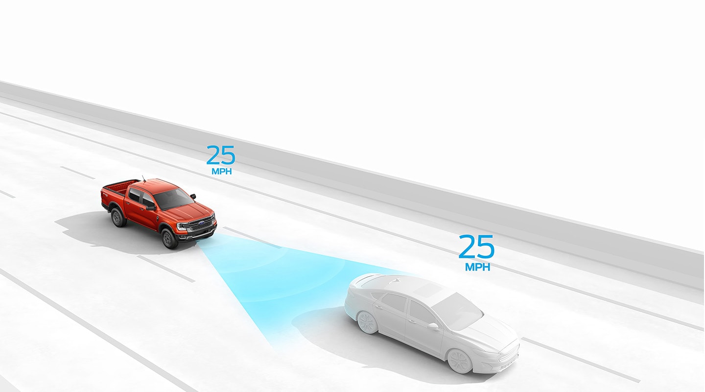 Descubre la Seguridad que brinda el Control Crucero Adaptativo en Ford Ranger 2024