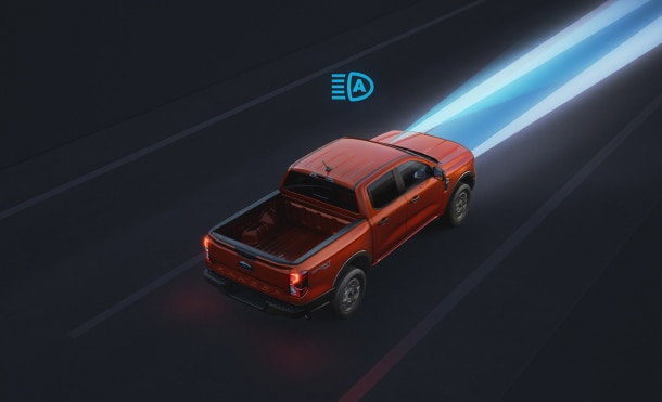Descubre la Asistencia en Faros Delanteros con Luz Alta Automática equipada en Ford Ranger 2024