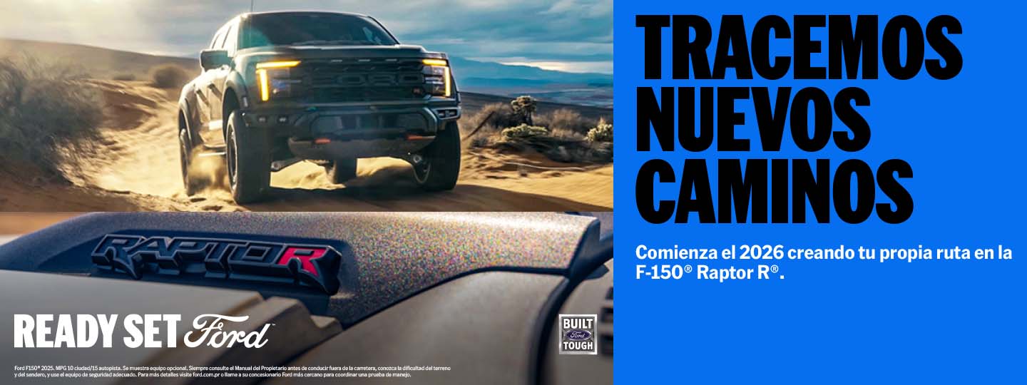 Ford Puerto Rico ofrece bono y descuento de hasta 2 mil dólares en compra de Ford F150 Raptor
